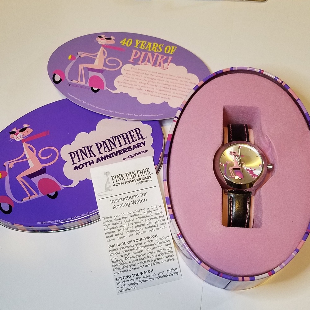 Pink Panther 40th Anniversary Collectors Watch